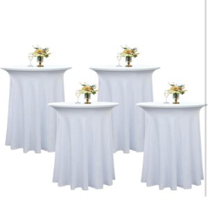 White Round Cocktail Table