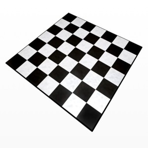 Black and White Dance Floor (18x18)